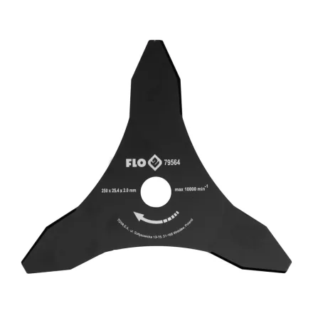 FLO 79564 Fűnyírókés 250 mm / 25,4 mm