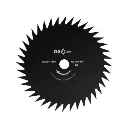 FLO 79566 Vágótárcsa 250 mm / 25,4 mm 40 Foggal