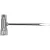 FLO 79869 Gyertyakulcs Lapos Véggel Univerzális Láncfűrészhez 160 mm 13 / 19 mm