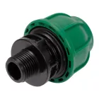FLO 88849 Kpe Cső Csatlakozó 25 mm 1/2Mcol
