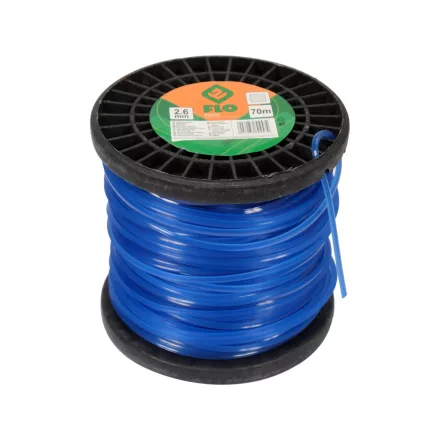 FLO 89453 Fűnyíró Damil Négyzet 2,6 mm X 70 M