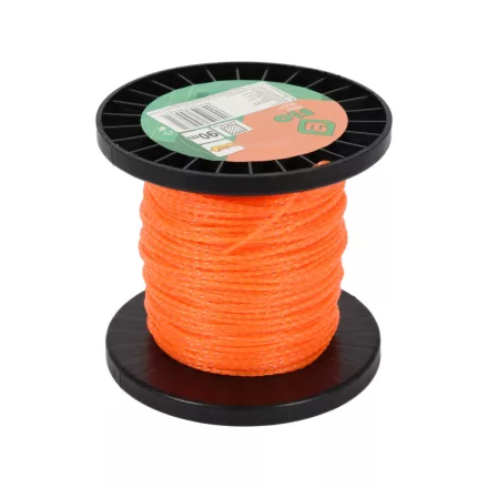 FLO 89483 Fűnyíró Damil Csavart Négyzet 2,0 mm X 90 M