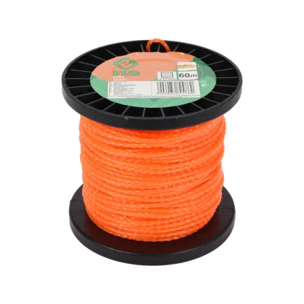 FLO 89486 Fűnyíró Damil Csavart Négyzet 3,0 mm X 60 M