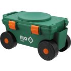 FLO 90230 Kerti Kocsi 360°-Ban Forgó Üléssel És Tárolóval