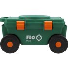 FLO 90230 Kerti Kocsi 360°-Ban Forgó Üléssel És Tárolóval