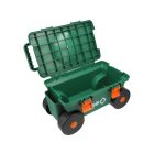 FLO 90230 Kerti Kocsi 360°-Ban Forgó Üléssel És Tárolóval