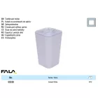 FALA69338 Fogkefetartó pohár Cuboid White