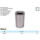 FALA69351 Fogkefetartó pohár Nickel