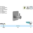 FALA69370 Fali akasztó öntapadós Steely