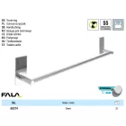 FALA69374 Törölközőtartó 550 mm öntapadós Steely