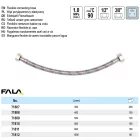 FALA71807 Flexibilis bekötőcső 1/2" x 3/8" 300 mm belső-belső