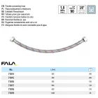 FALA71814 Flexibilis bekötőcső 3/8" x 3/8" 300 mm belső-belső