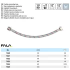 FALA71821 Flexibilis bekötőcső 1/2" x 1/2" 400 mm belső-külső