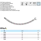 FALA71841 Flexibilis bekötőcső 1/2" x M 10 400 mm belső-külső