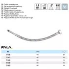 FALA71847 Flexibilis bekötőcső 1/2" x M 10 400 mm belső-külső