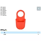 FALA74787 Mosogatószivacs tartó piros