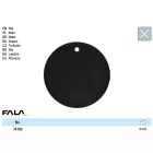 FALA74790 Edényalátét szilikon fekete
