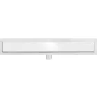 FALA75384 Zuhanylefolyó 900 mm White Glass inox