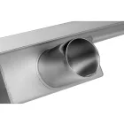 FALA75424 Zuhanylefolyó 900 mm Olimp inox