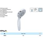 FALA75624 Zuhanyfej 3 funkciós