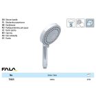 FALA75625 Zuhanyfej 5 funkciós