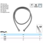 FALA75647 Zuhanycső erősített 2,0 m