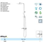 FALA75665 Zuhanyoszlop inox Steely4