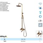 FALA75829 Zuhanyoszlop Retro Bronze 1