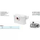FALA75953 Darálós szennyvíz szivattyú 600 W