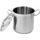YATO YG-00002 GASTRO Fazék fedővel 6,3 liter 200 x 200 mm inox