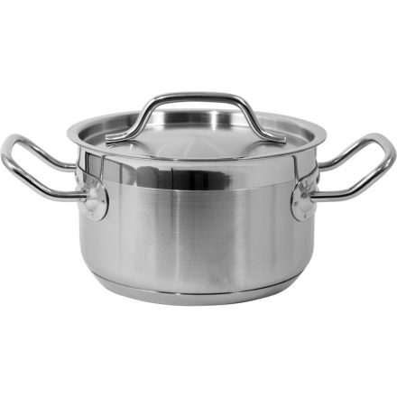 YATO YG-00021 GASTRO Lábas fedővel 1,9 liter 160 x 95 mm inox