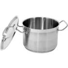 YATO YG-00022 GASTRO Lábas fedővel 4,4 liter 200 x 140 mm inox