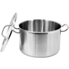 YATO YG-00025 GASTRO Lábas fedővel 16,1 liter 320 x 200 mm inox