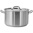 YATO YG-00026 GASTRO Lábas fedővel 22,4 liter 360 x 220 mm inox