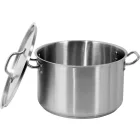 YATO YG-00026 GASTRO Lábas fedővel 22,4 liter 360 x 220 mm inox