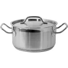 YATO YG-00040 GASTRO Lábas fedővel 3,3 liter 200 x 105 mm inox