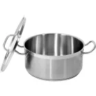YATO YG-00042 GASTRO Lábas fedővel 8 liter 280 x 130 mm inox