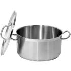 YATO YG-00043 GASTRO Lábas fedővel 12,9 liter 320 x 160 mm inox