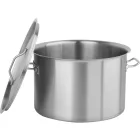 YATO YG-00049 GASTRO Fazék fedővel 24 liter 360 x 240 mm inox