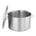 YATO YG-00050 GASTRO Fazék fedővel 27 liter 380 x 240 mm inox