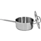YATO YG-00062 GASTRO Nyeles lábas fedővel 5 liter 240 x 110 mm inox