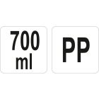 YATO YG-00553 GASTRO Szószadagoló flakon piros