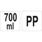 YATO YG-00555 GASTRO Szószadagoló flakon fehér