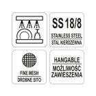 YATO YG-00600 GASTRO Szűrőkanál 220 mm