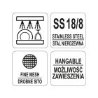 YATO YG-00603 GASTRO Szűrőkanál 200 mm inox