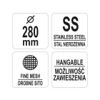 YATO YG-00617 GASTRO Szita 280 mm