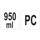 YATO YG-02461 GASTRO Műanyag jégkanál 950 ml PC