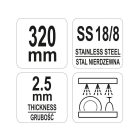 YATO YG-02771 GASTRO Inox steak kés 320 mm