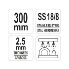 YATO YG-02778 GASTRO Inox salátás kanál 300 mm