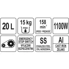YATO YG-03059 GASTRO Dagasztógép 20 liter 1100 W